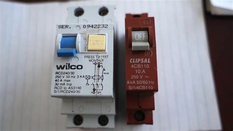 switches and circuit breakers